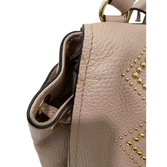 MICHAEL KORS BACKPACK DAYPACK RILEY LEATHER PINK WOMEN - Picture 5 of 11